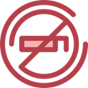 forbidden, no smoking, Signaling, Unhealthy, Smoke, Cigarette, prohibition, signs Sienna icon