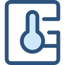 temperature, thermometer, Mercury, Celsius, Fahrenheit, Degrees, Tools And Utensils DarkSlateBlue icon