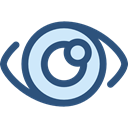 Ophthalmology, medical, Eye, optical, vision DarkSlateBlue icon