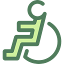 hospital, disability, handicap, Tools And Utensils, Access, wheelchair, Disabled DimGray icon