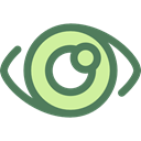 medical, Eye, optical, vision, Ophthalmology DimGray icon