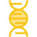 education, Biology, dna, Deoxyribonucleic Acid, Dna Structure, Genetical, science, medical Gold icon