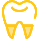 Dentist, medical, Teeth, tooth, Health Care Gold icon