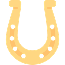 Horseshoes, Animal, horse, gaming, luck, mammal Khaki icon