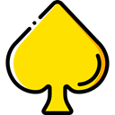 poker, Game, card, gaming, Spades, signs Gold icon