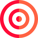Aim, Target, shooting, sniper, weapons, Dart Board Tomato icon