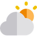 Cloud computing, Atmospheric, Cloud, weather, Cloudy, sky Silver icon