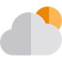 Cloud, weather, Cloudy, sky, Cloud computing, Atmospheric Silver icon