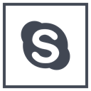 media, Logo, Skype, Social DarkSlateGray icon