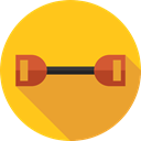 sports, chest, fitness, gym, exercise, gymnasium, expander, Sportive, Sports And Competition, Chest Expander Gold icon