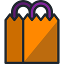 fear, halloween, horror, Terror, paper bag, spooky, scary Chocolate icon