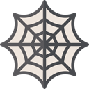 Spider Web, web, interface, halloween, cobweb AntiqueWhite icon