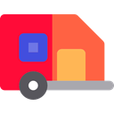transport, vehicle, Caravan, Camping, Holidays, summer, Trailer Crimson icon