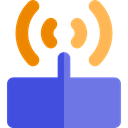 internet, Connection, Modem, wireless, wi-fi, technology, electronics, networking MediumSlateBlue icon