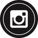 media, Logo, Social, Instagram Black icon