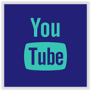youtube, media, Logo, Social MidnightBlue icon