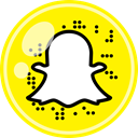 media, Social, Snapchat Yellow icon