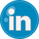 media, Linkedin, Social DarkCyan icon