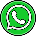 media, Social, Whatsapp LimeGreen icon