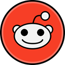 media, Reddit, Social OrangeRed icon