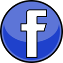 media, Facebook, Social SlateBlue icon