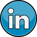 media, Linkedin, Social MediumTurquoise icon