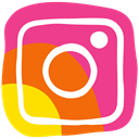media, network, web, social media, Social, Communication, Instagram DeepPink icon