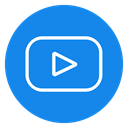 video, player, subscribe, Logo, Channel, tube, youtube icon DodgerBlue icon