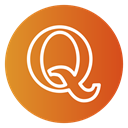 red, question, modern, Quora, social icon Chocolate icon