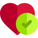 Apple, Heart, love, Fruit, diet, Health Care Firebrick icon