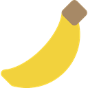 food, Fruit, organic, diet, Banana, vegetarian, vegan, Healthy Food, Food And Restaurant SandyBrown icon