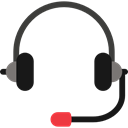 sound, Audio, Microphone, customer service, technology, Telemarketer, earphones Black icon