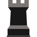 Game, sport, sports, Towers, Chess Piece, Chess Game Black icon
