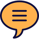 Business And Finance, Message, Chat, interface, chatting, Text Lines, Speech Balloon SandyBrown icon