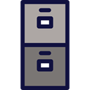 documents, Archive, files, Drawers, Office Material MidnightBlue icon