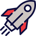 transportation, transport, Space Ship, Rocket Ship, Rocket Launch, Business And Finance MidnightBlue icon