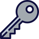 Door Key, Business And Finance, Access, Keys, hotel, Accessibility DarkGray icon