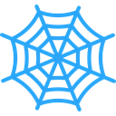 Spider Web, Trap, insect, halloween, Animals, cobweb DodgerBlue icon
