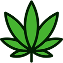 nature, Botanical, Cannabis, Drug Black icon