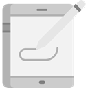 Apple, Tablet, touch screen, technology, ipad, electronic, electronics WhiteSmoke icon