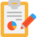 Tools And Utensils, Writing Tool, Seo And Web, Note, Notebook, notepad, Stats, interface, writing, Analytics WhiteSmoke icon
