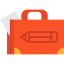 Bag, suitcase, portfolio, Seo And Web, Business, Briefcase Tomato icon