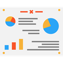 Seo And Web, Data Analytics, Pie Graphic, Business And Finance, chart, Analytics, Analysis WhiteSmoke icon