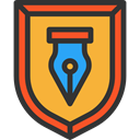 security, Protection, shield, weapons, defense DarkSlateGray icon