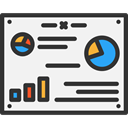 chart, Analytics, Analysis, Data Analytics, Pie Graphic, Business And Finance, Seo And Web WhiteSmoke icon
