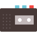 Audio, tape, cassette, radio, technology, musical, Communications DarkSlateGray icon