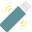 Connection, technology, Communications, Pendrive, Wireless Connectivity, Wifi Signal, Wireless Internet CadetBlue icon