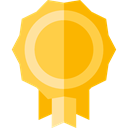 Business And Finance, award, medal, Badge, Emblem, reward, insignia, Sports And Competition SandyBrown icon