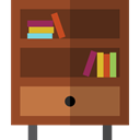 Book, Library, Bookcase, storage, furniture, Bookshelf, Furniture And Household SaddleBrown icon