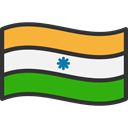 world, flag, India, flags, Country, Nation DarkSlateGray icon